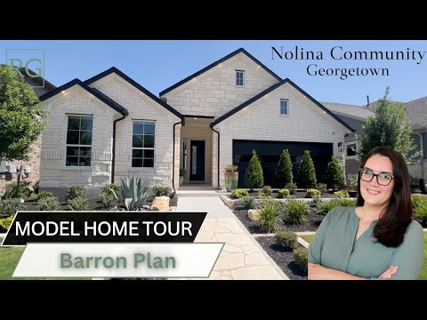 Breathtaking Home Showcase: Barron Model Floor Plan in Georgetown by Chesmar Homes