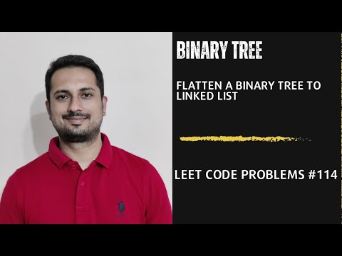 Day 15, Leet Code Problems #114, Flatten a binary tree to linked list #75dayscodingchallenge