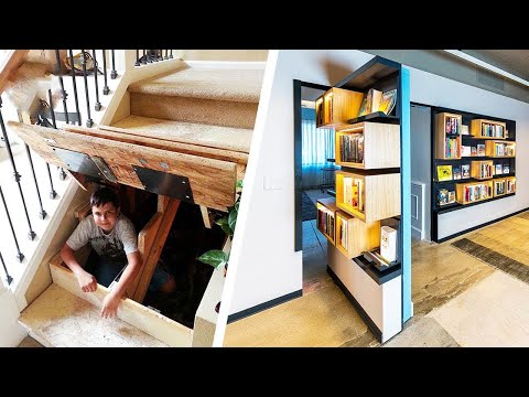 INCREDIBLY INGENIOUS Hidden Rooms & Secret Furniture Designs You’ll Love!