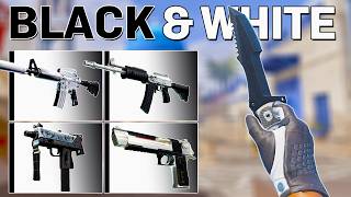 The BEST BLACK and WHITE Themed CS2 Loadout! (Cheap & Expensive)
