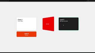 4 CSS Card Hover Animations | HTML & CSS Card Effects Tutorial for Beginners