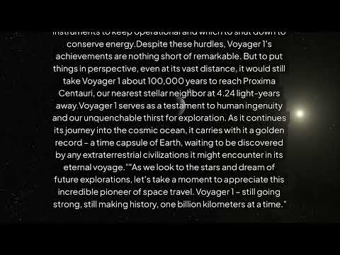 Voyager 1: 25 Billion Kilometers and Counting