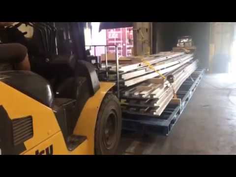 How To Load Long Aluminum Pieces in Containers Fast!