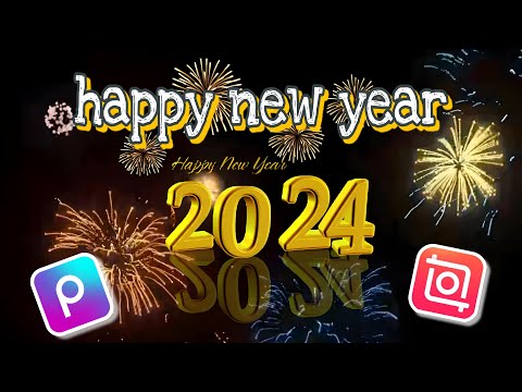 happy new year 2024 🎊/happy Christmas.[ InShot tutorial ]