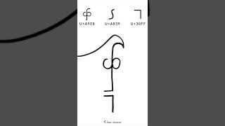 ꧨ  ꠹  ヿ  Unicode Character. #shorts