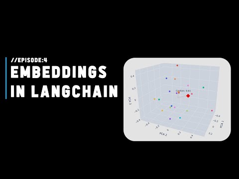 Ep: 04 - Embeddings  | LangChain Playlist