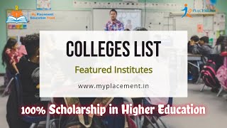 My Placement Education Trust | myplacement.in mission Education to Employment 100% Scholarship