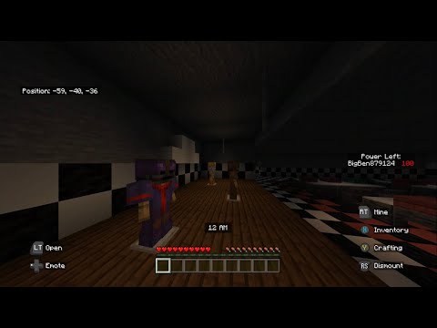 Five Nights at Freddy’s: Bedrock Edition - Gameplay footage #fivenightsatfreddys #minecraft