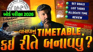 How to Make Study Timetable | Std 10 Board Exam 2026 | Time Management Tips | Vidyakul