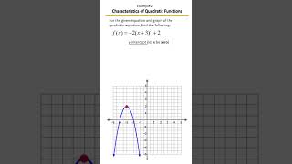 Quadratic Function Features Explained! | Vertex, Intervals, Domain & More 📈🧠 | Ex 2, Part 2