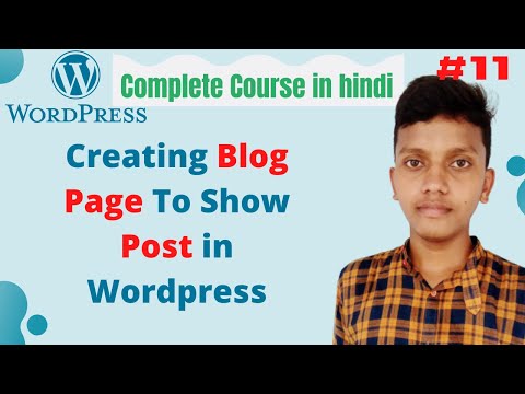 How to create Blog Page in Wordpress | wordpress tutorial for beginners in hindi #11