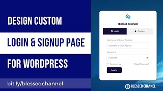 Design Custom Login & Signup Page For WordPress with Elementor-2024