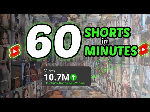 I Uploaded 60 SHORTS in 60 MINUTES (Can I Get 10 MILLION VIEWS?)