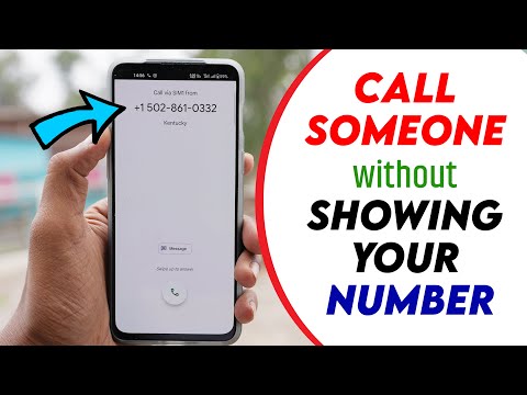 How to Call With Unknown Number | How to Call Someone without Showing Your Number