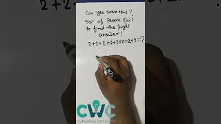 90% OF PEOPLE FAIL TO FIND THE RIGHT ANSWER!!  #iqtest #mathstricks #shorts #shortvideo #shortsfeed