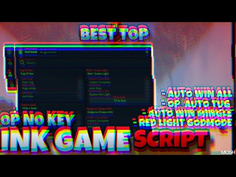 BEST OP *NO KEY* Ink Game Script New Update Roblox 2025 - Auto Win All, OP Tug Of War Rage Mode