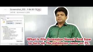 What is File Extension Name? PC par ise on kayse kare? #ppi_tutorial #stech #hindi
