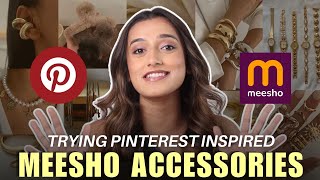 Pinterest Inspired Jewellery Haul From Meesho at ₹111 😍✨ | Aashi Adani
