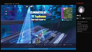 csspostal's Live PS4 Broadcast of Fortnite 50 v 50 gameplay Monday