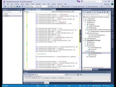 User Control in Visual Studio Form designer