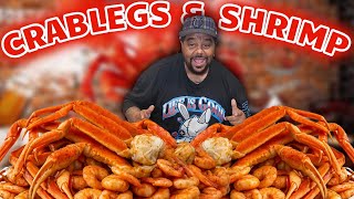 Seafood Lovers Dream | Snow Crab Legs & Cajun Shrimp Mukbang