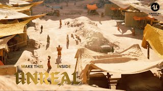Unreal Engine 5.6.1 Render Environment  " MEDIVAL MARKET " #render #unrealengine #3denvironment