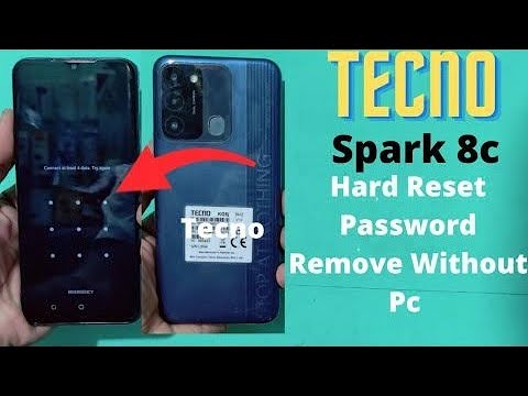 Tecno Spark 8C Hard Reset | Tecno Kg5k Lock screen Remove | Tecno spark 8/8t/8c/8pro Hard Reset