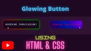 Glowing Button Effect Using Html & Css | Techie Tutorial #Shorts #Hml&Css #Animation #Developer