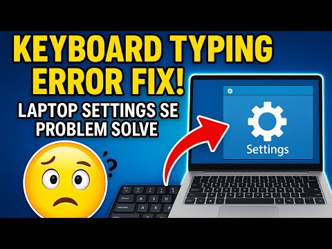 Laptop/Computer Keyboard Typing Error Fix in 2 Minutes 🔥 | Easy Solution in Hinglish