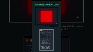 Animated product card #webdevelopment #css