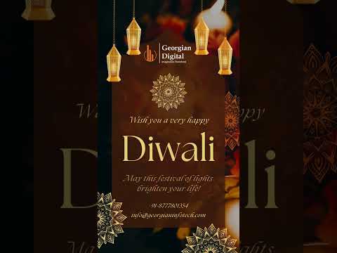 आप सभी को शुभ दीपावली की हार्दिक शुभकामनाएँ 🪔 🙏 #HappyDiwali #दीपावली #georgiandigital