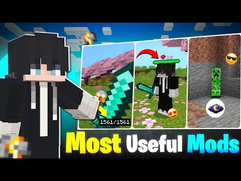 TOP 6 MOST USEFUL😎MODS For Minecraft PE 1.21+/Bedrock | [MUST HAVE]