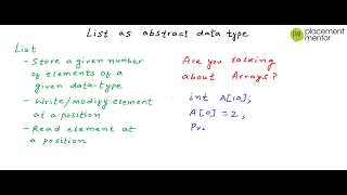 DS-02: List as abstract data type