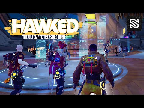 HAWKED Main Area Lobby Tour - XBOX Series X 4K 60FPS