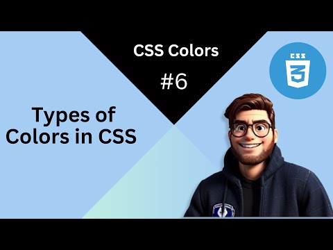 Colors in #css | Types of colors in CSS | #csscode | #webdesign | CSS From beginner to Advance #6