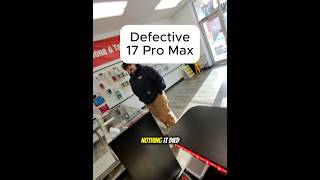 DEFECTIVE IPHONE 17 PRO MAX!!!! #brokenfix #smartphone #education #problemfix #cellphone #phone