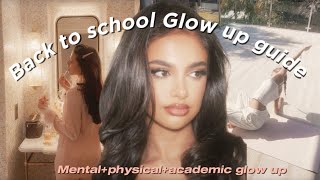 Back to school Mental, Physical & Academic Glow-Up ✨📚📌#backtoschool #studytips #backtoschoolglowup 