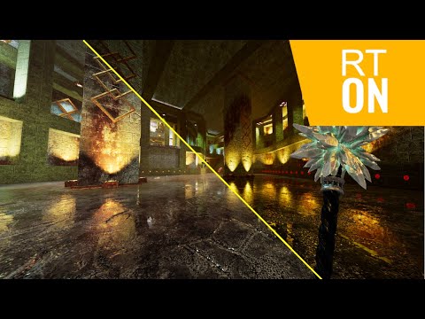 Amid Evil - Ray Tracing ON vs OFF Comparison