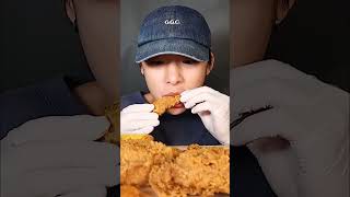 ASMR 바삭한 치킨 윙 먹는 소리 🍗