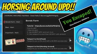 [HORSING AROUND] Dead Rails Script Teleport to End (Horsing Around) Auto Collect Bonds Auto Train!