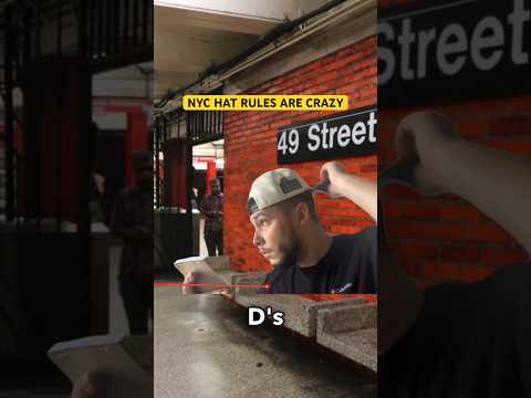 NYC HAT RULES ARE CRAZY 😂 #nycfunny