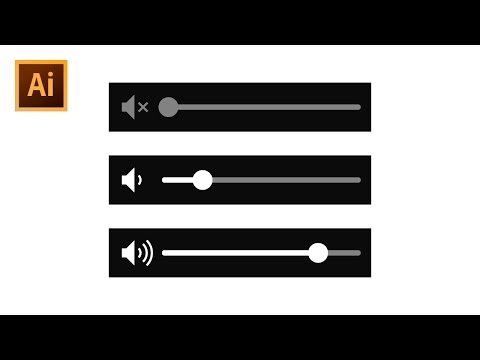 How to Draw Music Volume Slider - Adobe Illustrator