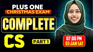Plus One Computer Science Christmas Exam | All Chapters Part 1 | Exam Winner