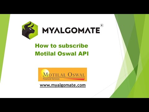 How to Generate Motilal Oswal API