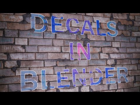 Blender Decals for Beginners - Tutorial