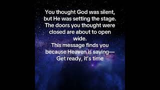 Type ‘I’m ready’ if you claim this divine surprise. #GodMessage #DivineTiming  #MiracleEnergy
