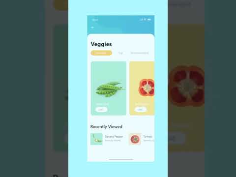 Gocery App UI Design Android App UI Design UiUX Tutorial