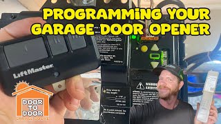 How to Program LiftMaster, Chamberlain & Craftsman Garage Door Openers