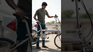 कम जगह, बड़ा कमाल – देसी टेक#DesiJugaad#FoldableCycle#DesiTechnology#IndianInnovation#JugaadTech#Sma