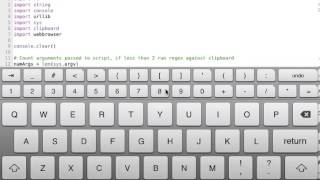 Get Original URLs with Pythonista for iOS